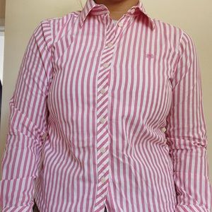 LILLY PULITZER Pink Striped Button Down